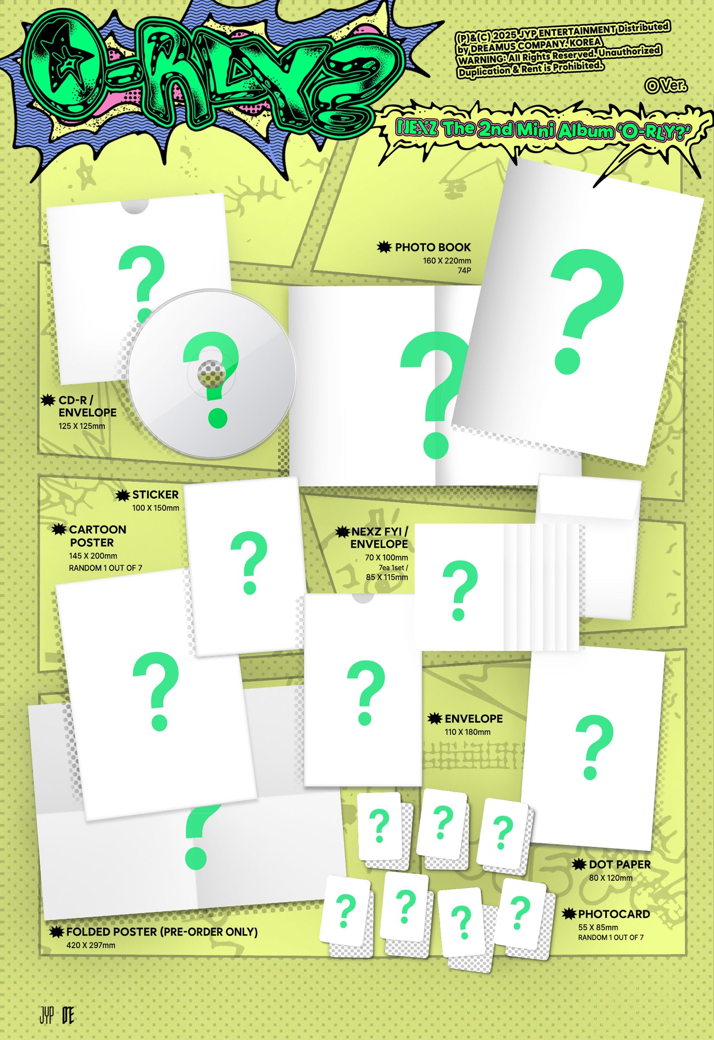 NEXZ The 2nd Mini Album – O-RLY? (Random)