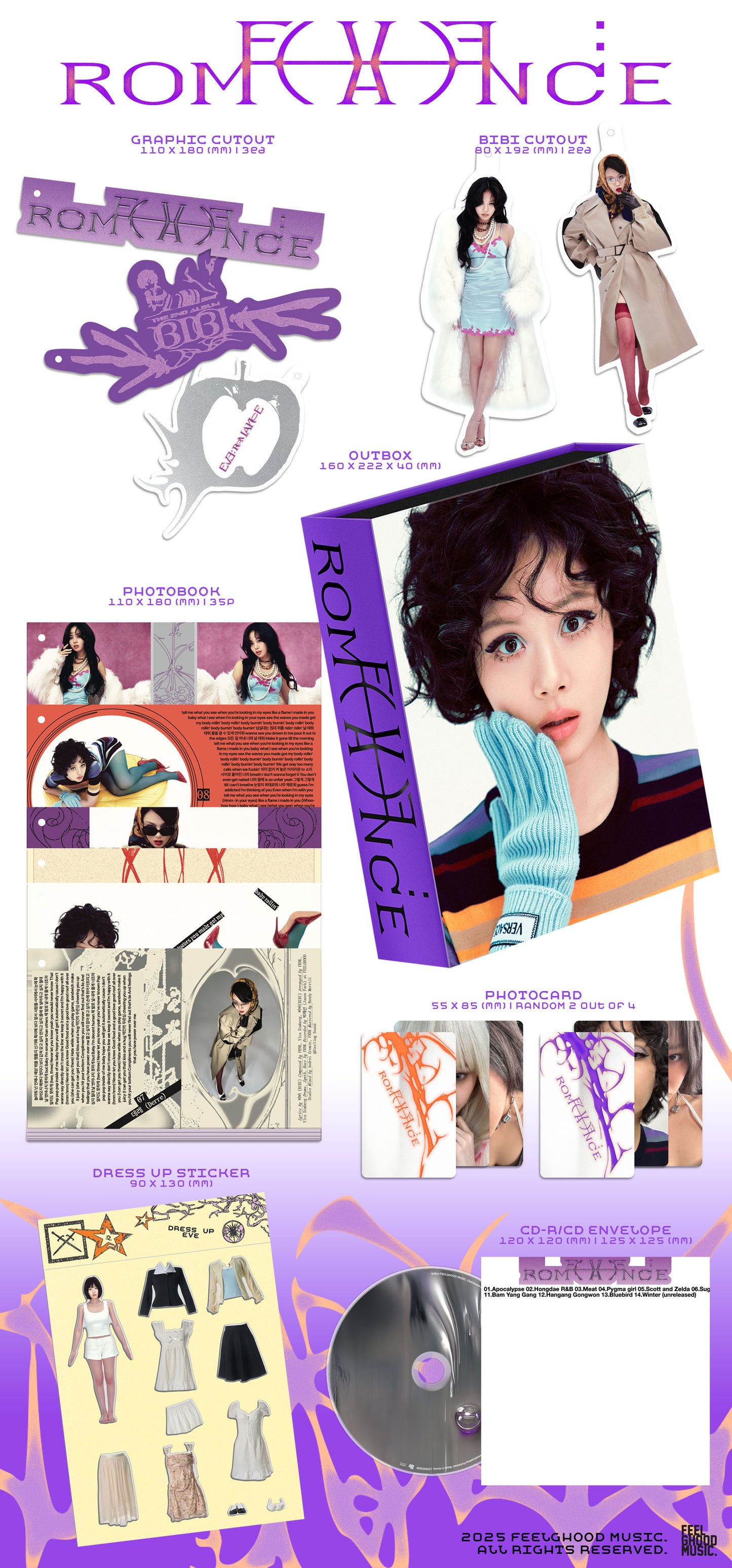 BIBI 2nd Album – EVE: ROMANCE (Random)