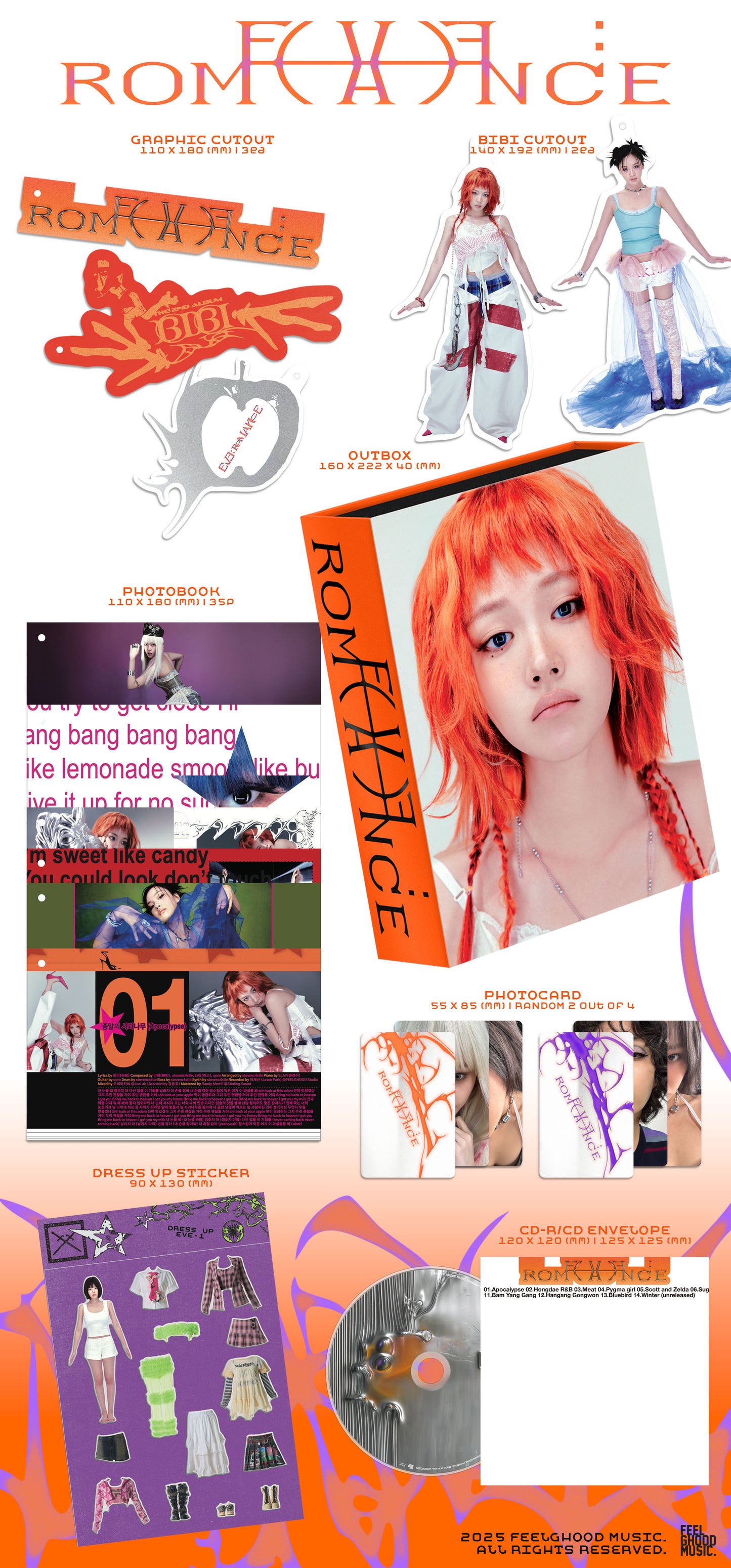 BIBI 2nd Album – EVE: ROMANCE (Random)