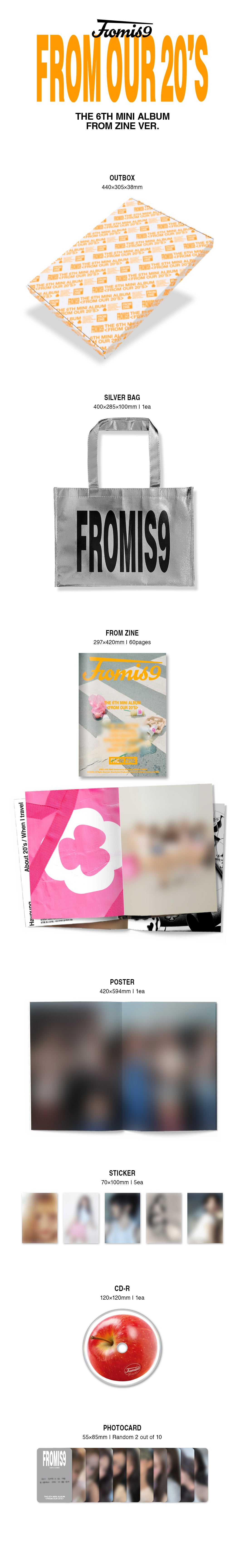 fromis_9 The 6th Mini Album – From Our 20’s (From Zine Ver.) (Limited Edition)