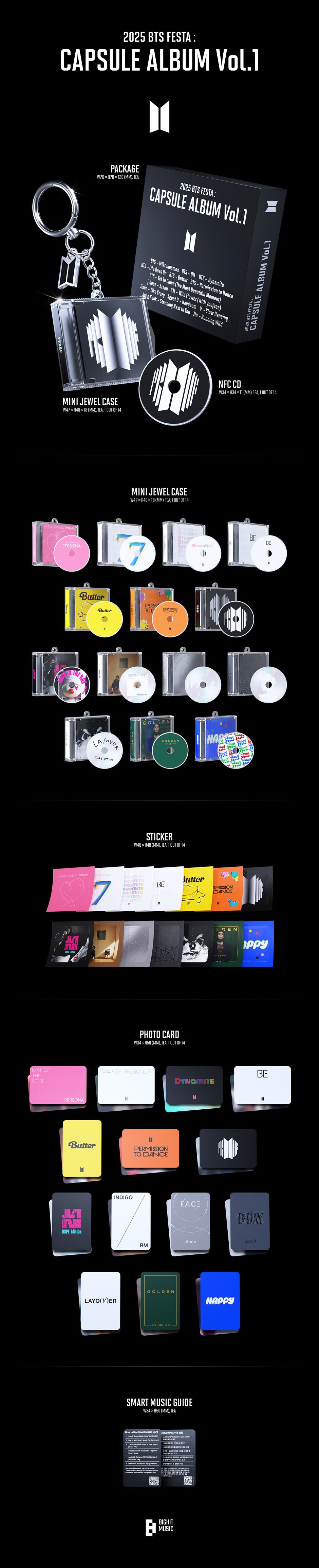 BTS – 2025 BTS FESTA : CAPSULE ALBUM Vol.1