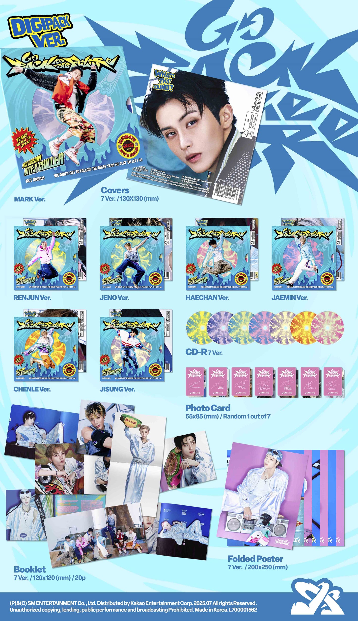NCT DREAM – Go Back To The Future (Digipack Ver.) (Random)