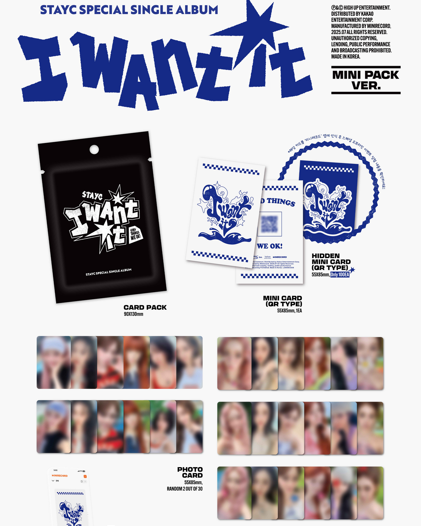 STAYC Special Single Album – I WANT IT (MINI PACK Ver.)