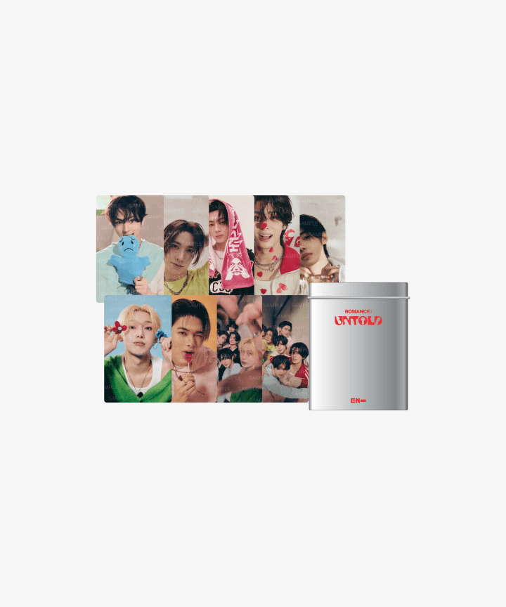 [ENHYPEN ROMANCE: UNTOLD MD] Photo Card & Tin Case Set