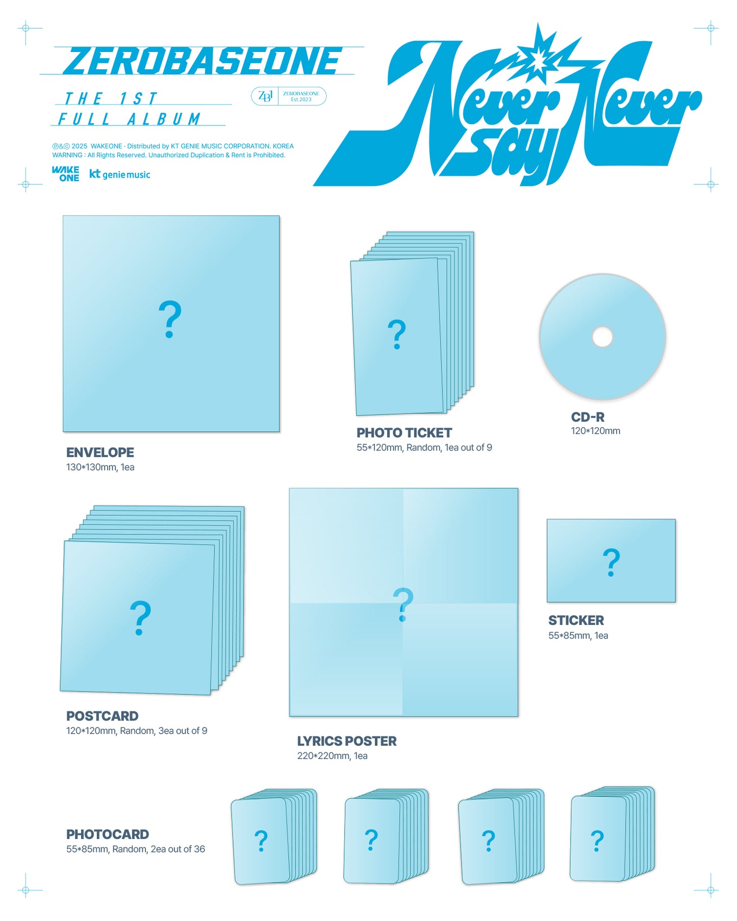 ZEROBASEONE THE 1ST FULL ALBUM – NEVER SAY NEVER (SLAM DUNK Ver.)