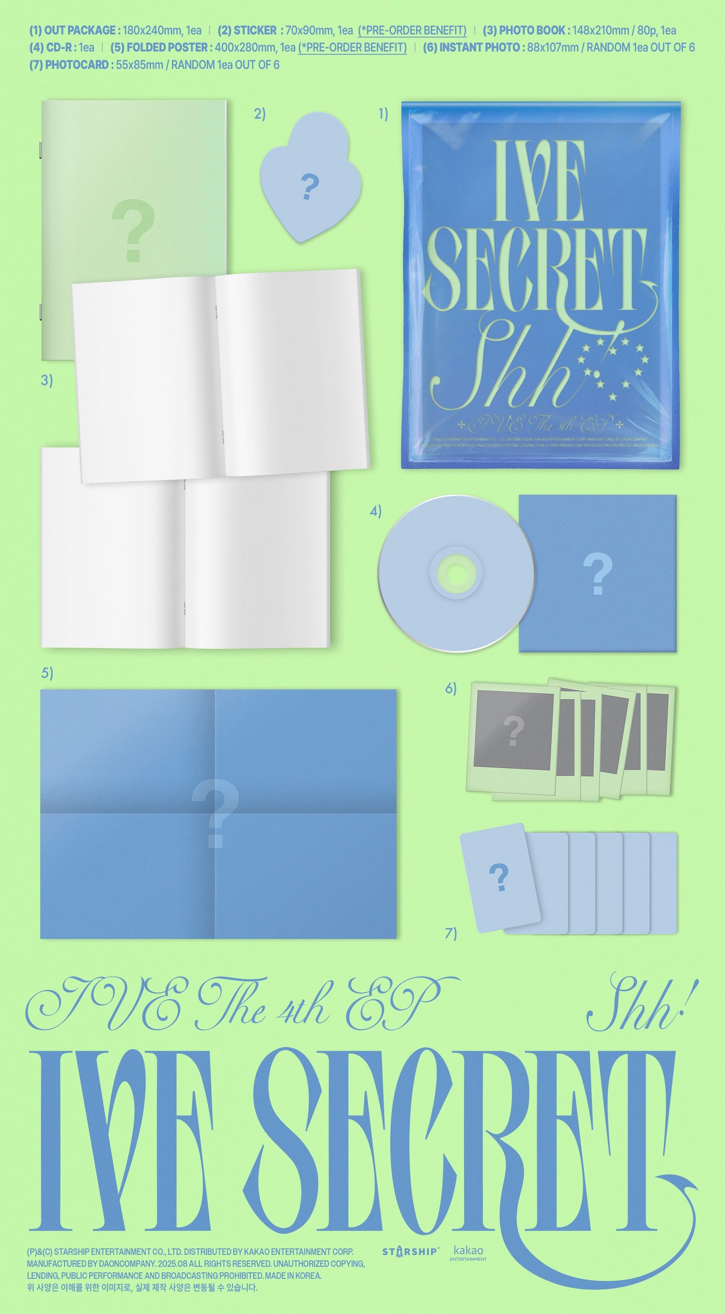 IVE THE 4th EP – IVE SECRET (Random)