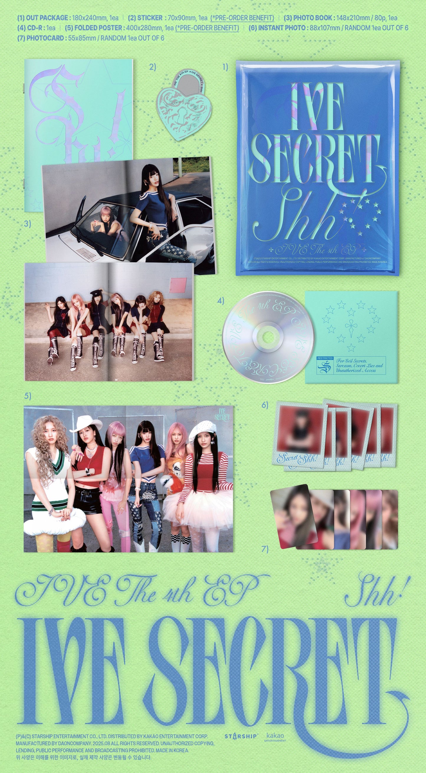 IVE THE 4th EP – IVE SECRET (Random)