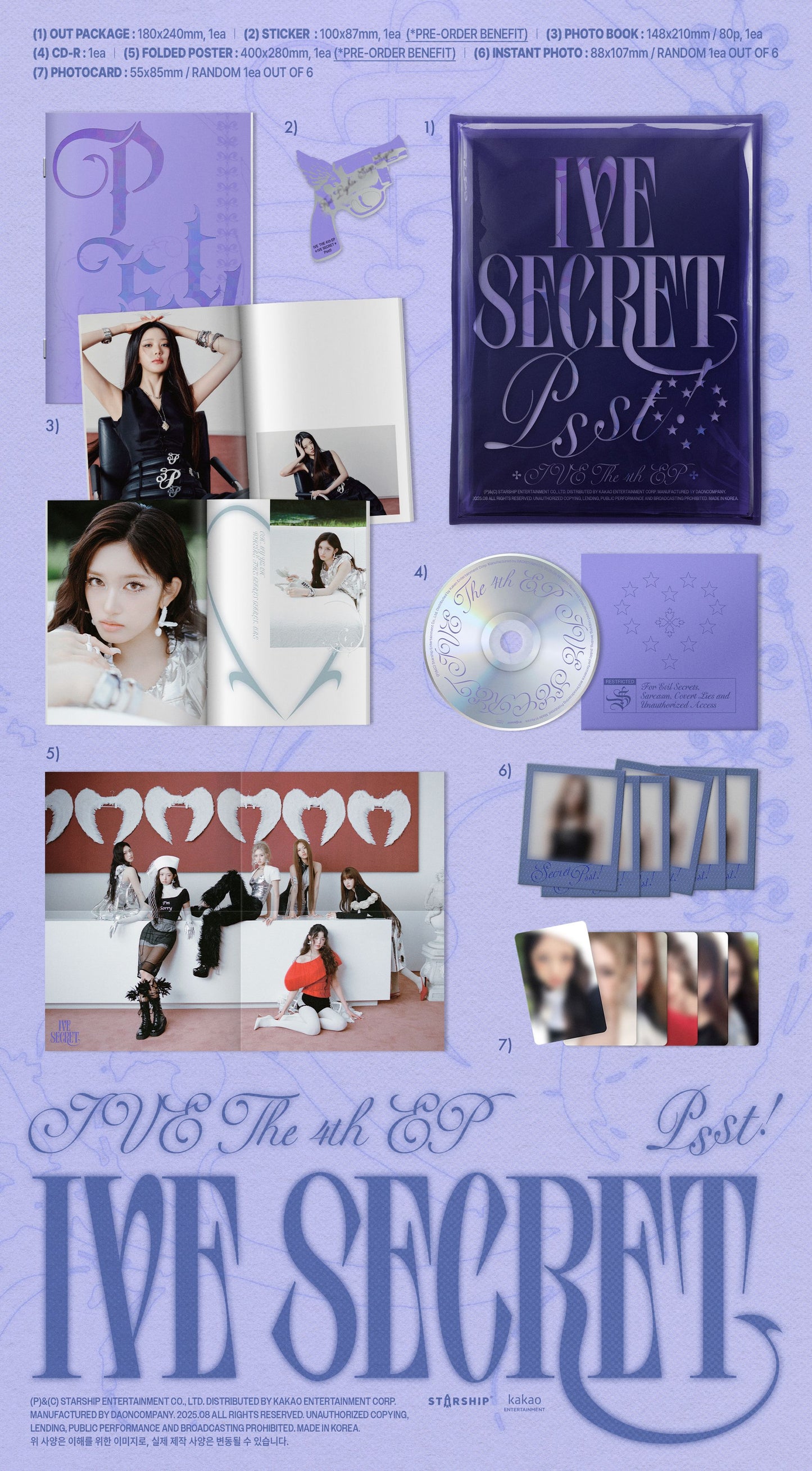 IVE THE 4th EP – IVE SECRET (Random)