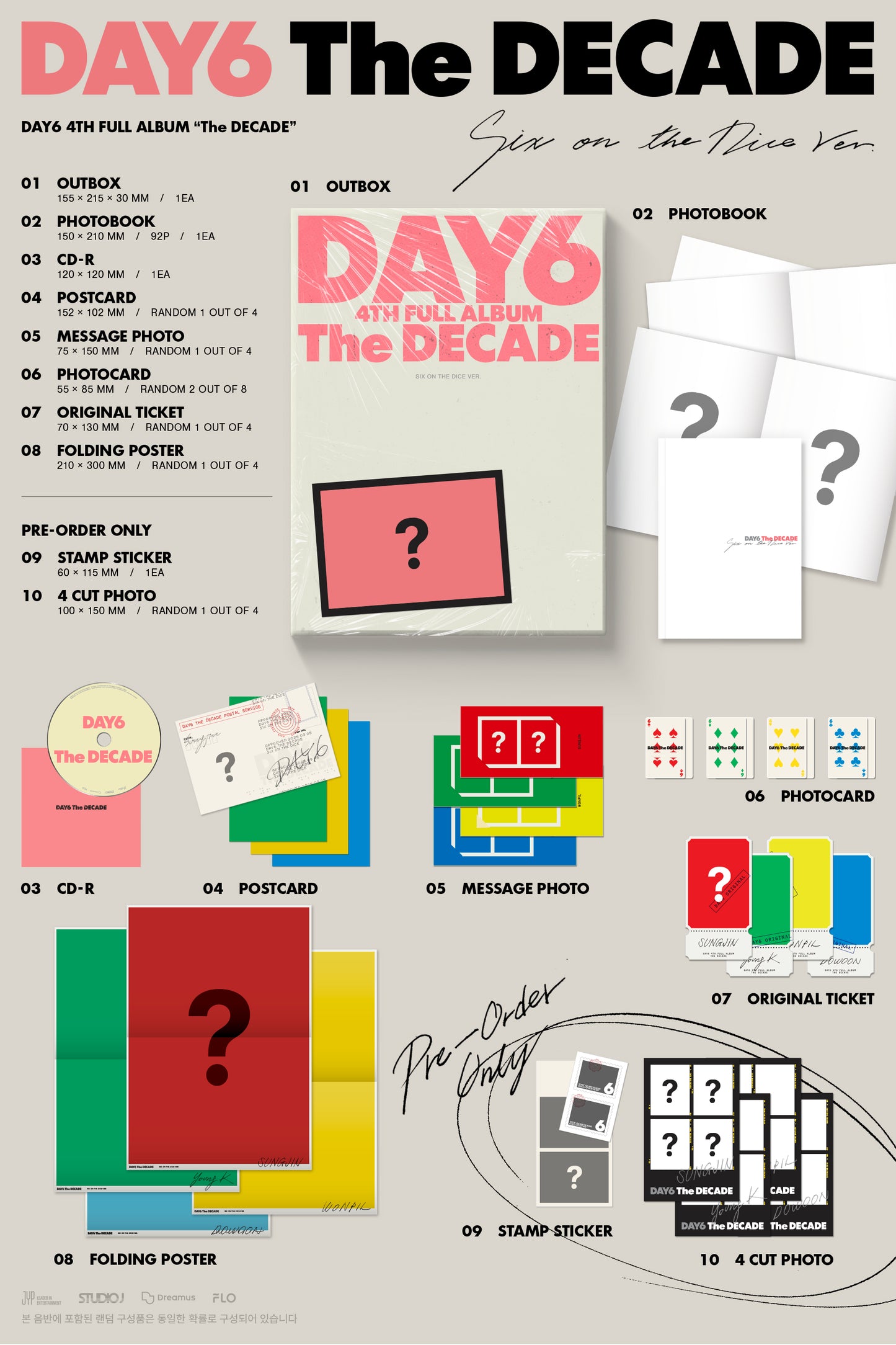 DAY6 – 4th Full Album [The DECADE] (Random)