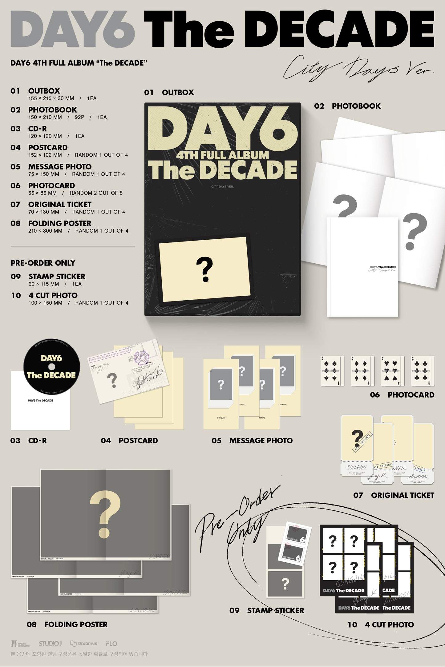 DAY6 – 4th Full Album [The DECADE] (Random)
