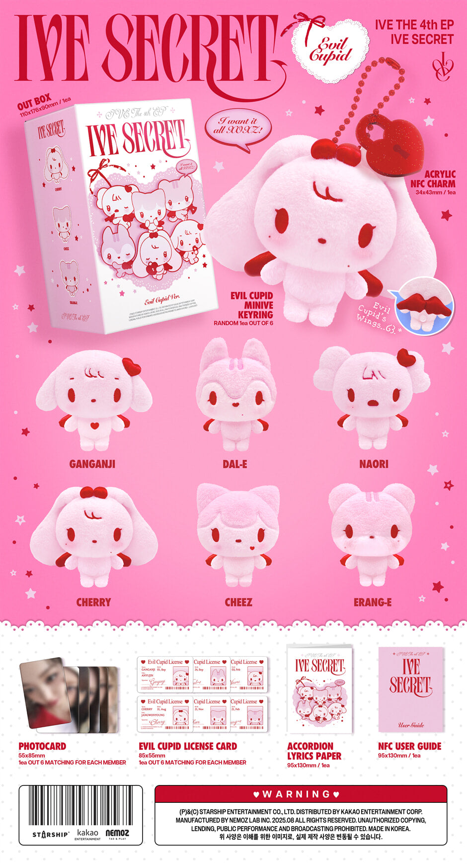 IVE THE 4th EP – IVE SECRET (EVIL CUPID Ver.) (Platform Ver.) (Limited Edition)