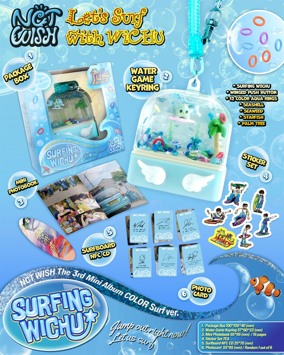 NCT WISH The 3rd Mini Album – COLOR (Surf Ver.)