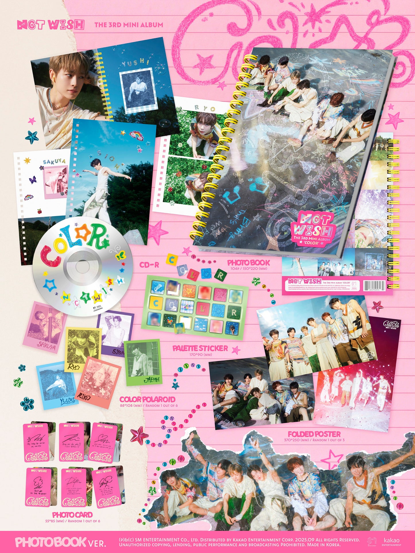 NCT WISH The 3rd Mini Album – COLOR (Photobook Ver.)