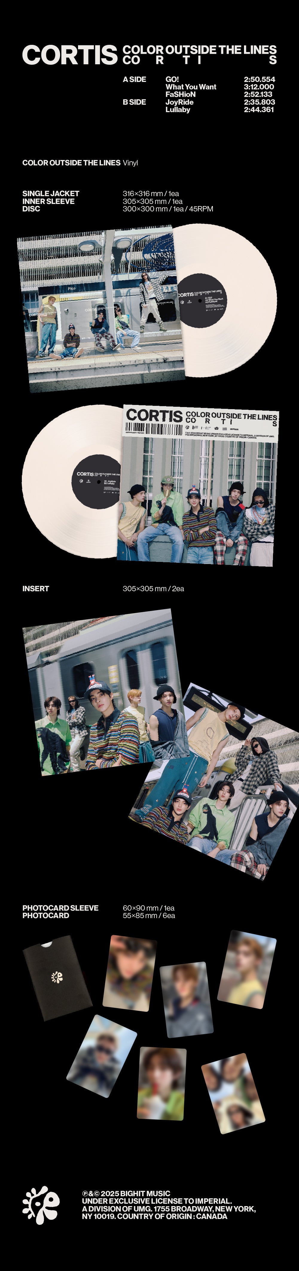 CORTIS – The 1st EP [COLOR OUTSIDE THE LINES] (Vinyl)