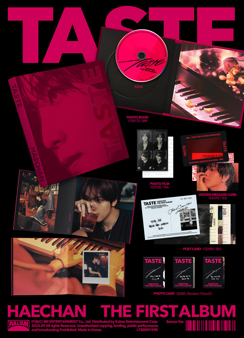 HAECHAN 1ST ALBUM – TASTE (Savory Ver.)
