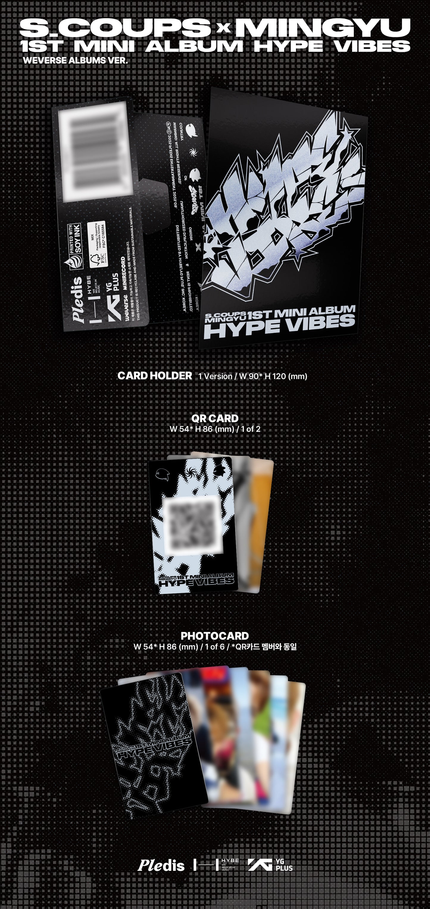 S.COUPS X MINGYU – 1ST MINI ALBUM [HYPE VIBES] (Weverse Albums Ver.)