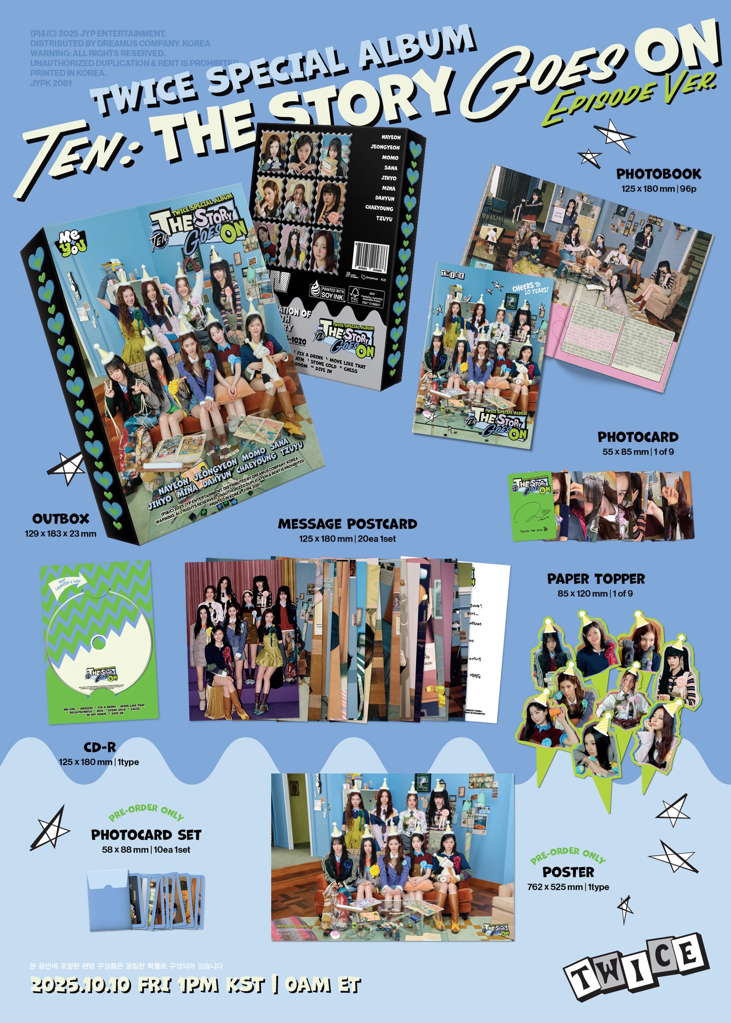 TWICE – TEN: The Story Goes On (EPISODE Ver.) (Random)