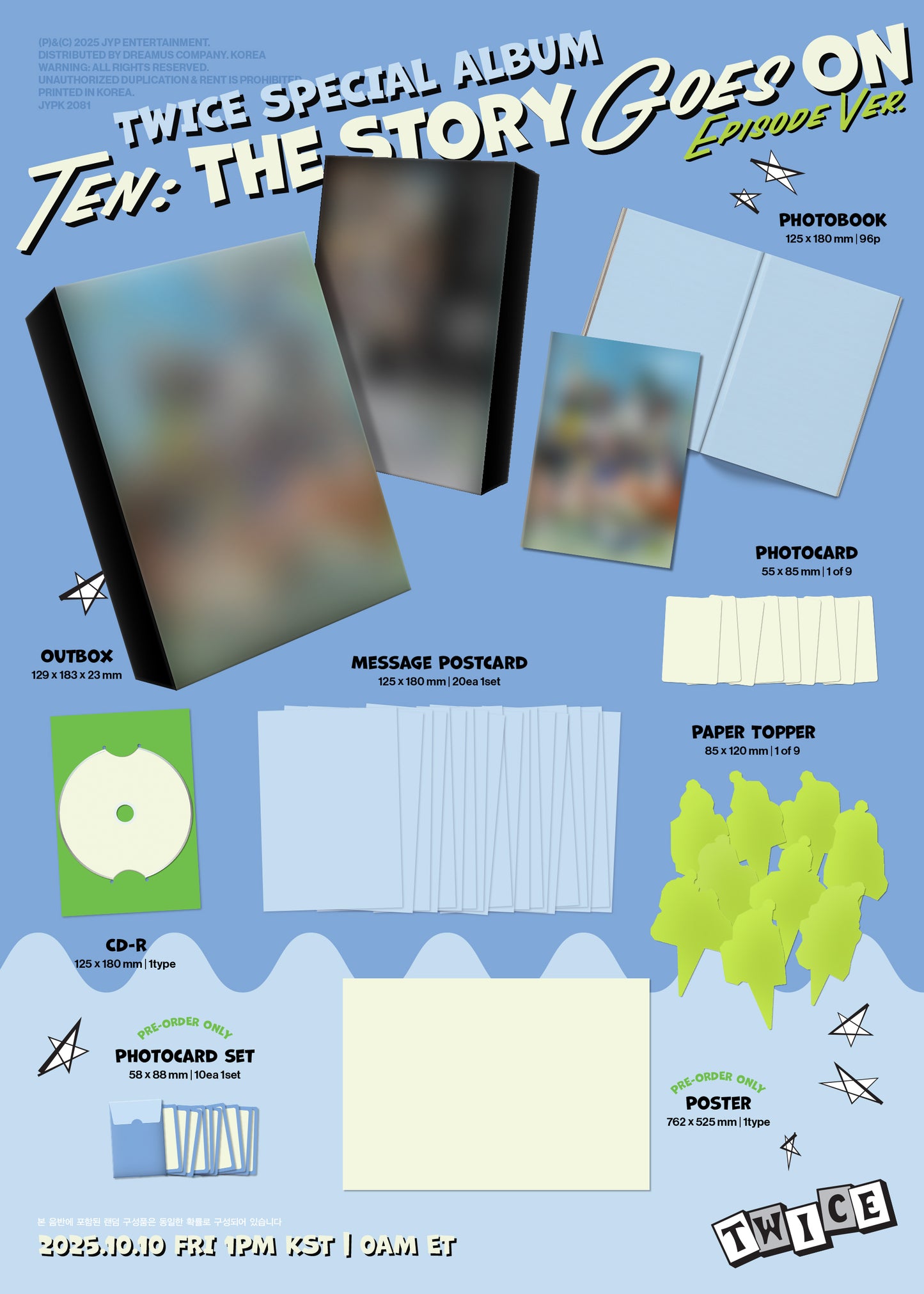 TWICE – TEN: The Story Goes On (EPISODE Ver.) (Random)
