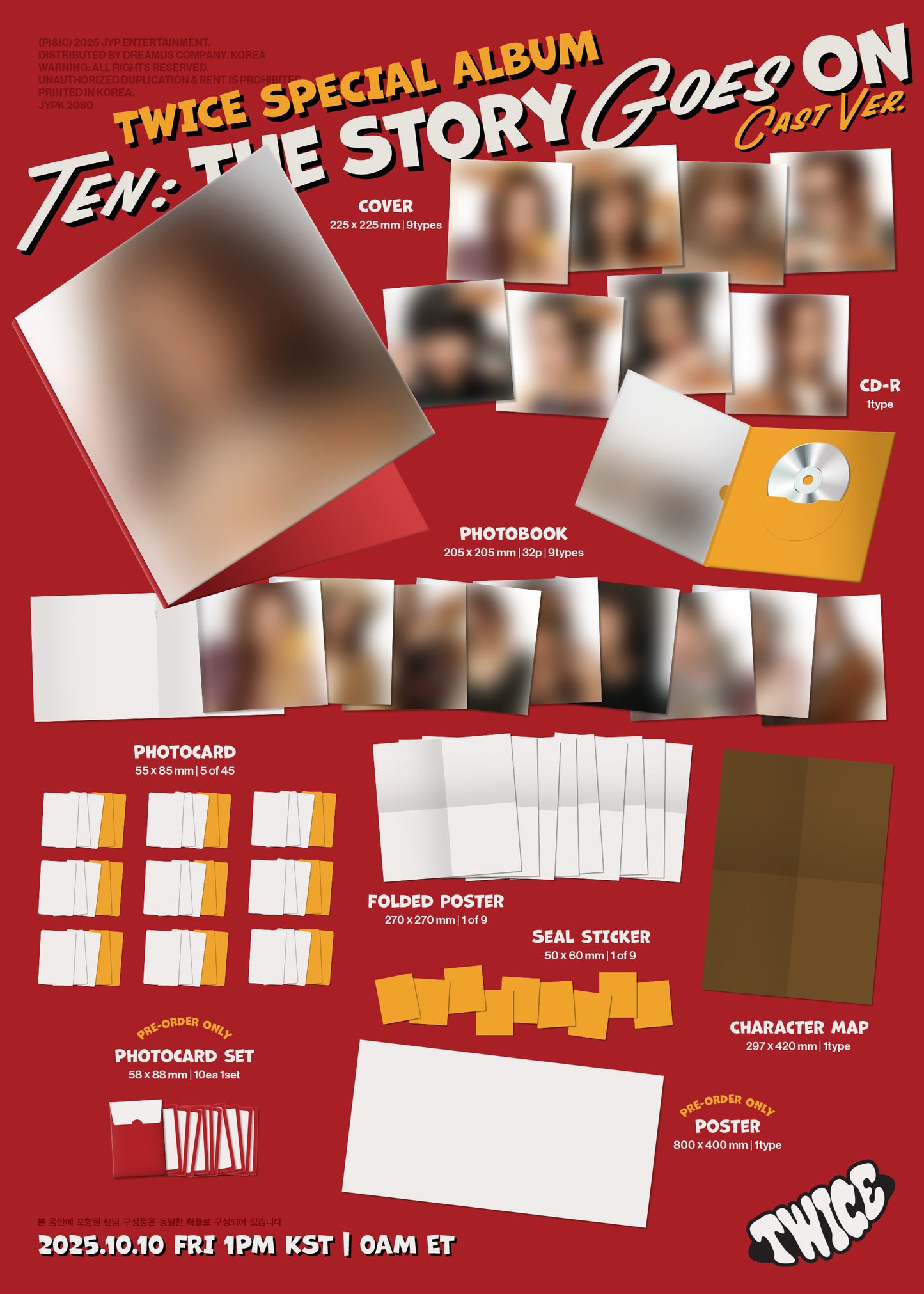 TWICE – TEN: The Story Goes On (Cast Ver.) (Random)