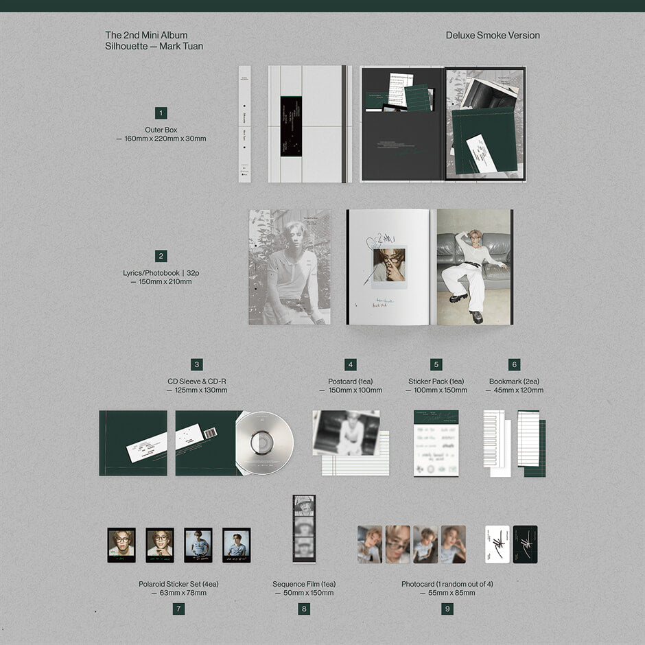 Mark Tuan – [Silhouette] (Smoke Deluxe Ver.)