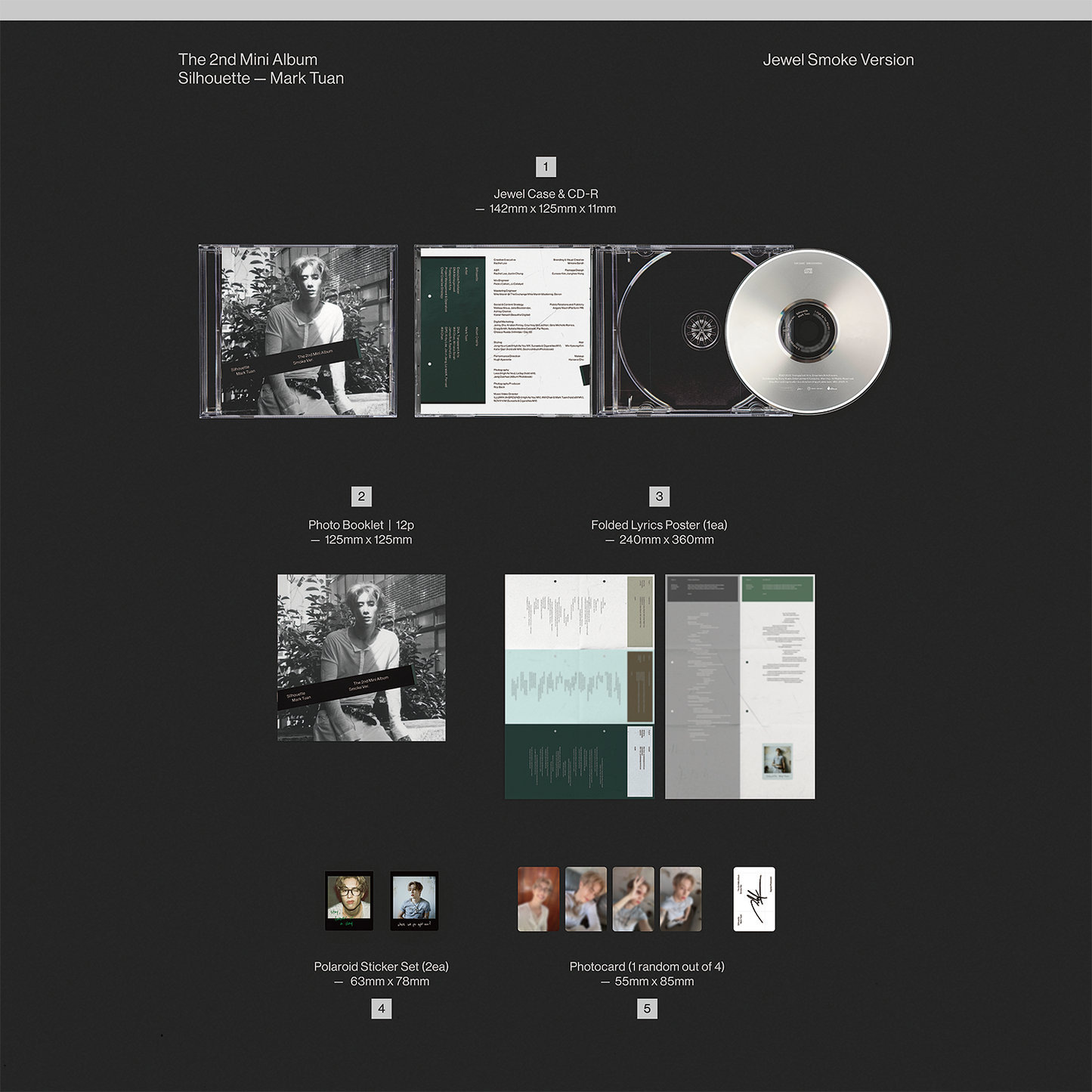 Mark Tuan – [Silhouette] (Smoke Jewel Ver.)