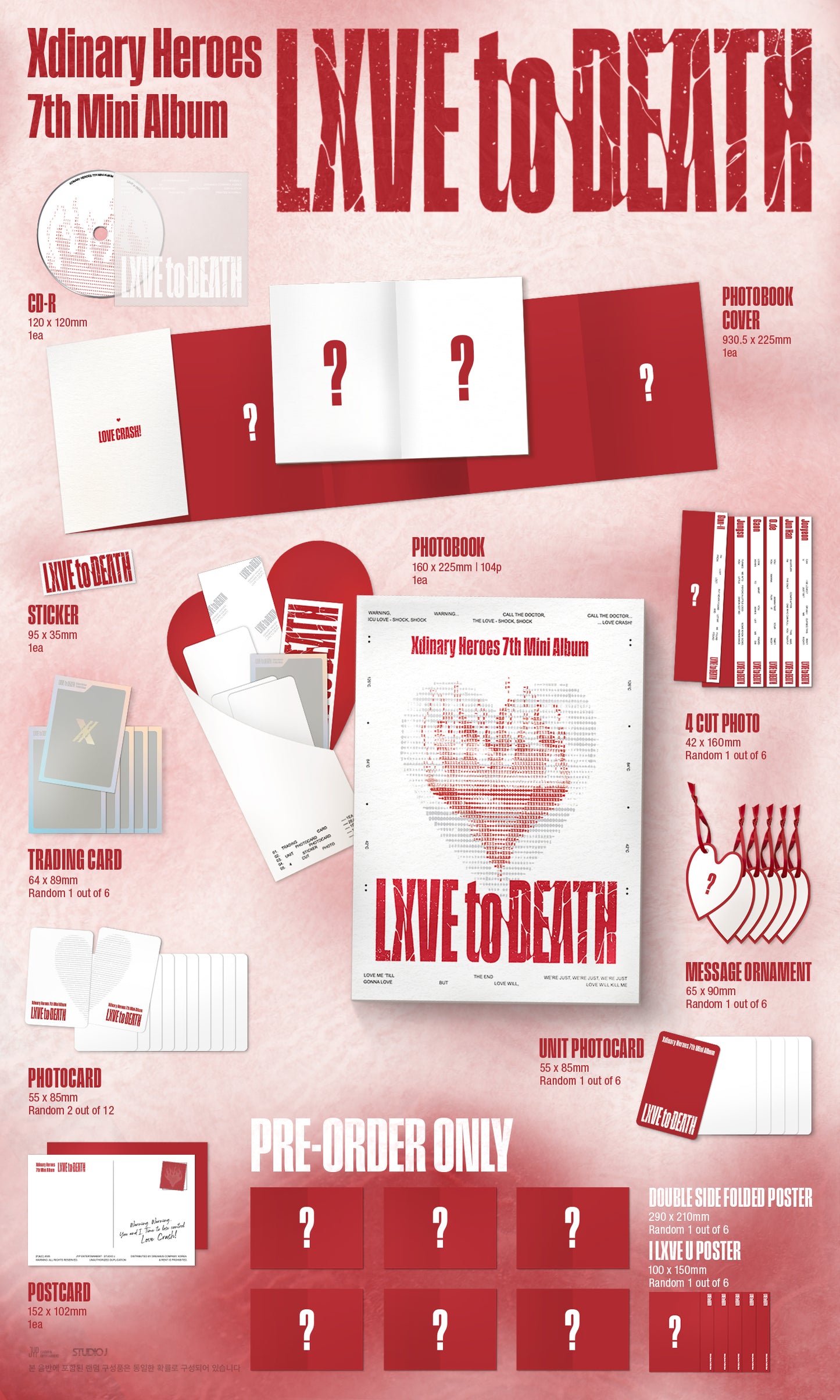 Xdinary Heroes – 7th Mini Album [LXVE to DEATH] (Photobook Ver.) (Random) + Soundwave Gift