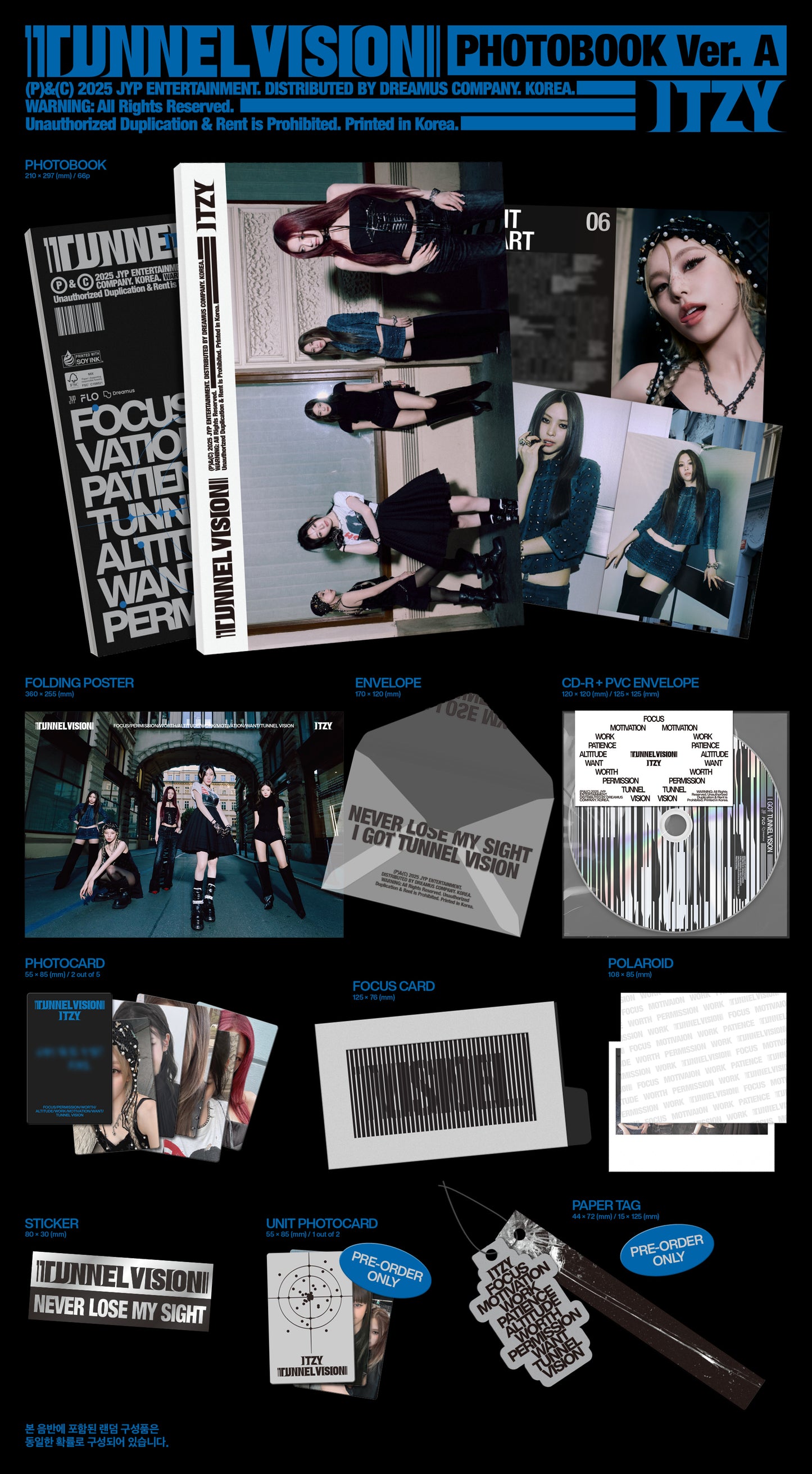 ITZY – [TUNNEL VISION] (Photobook Ver.) (Random)