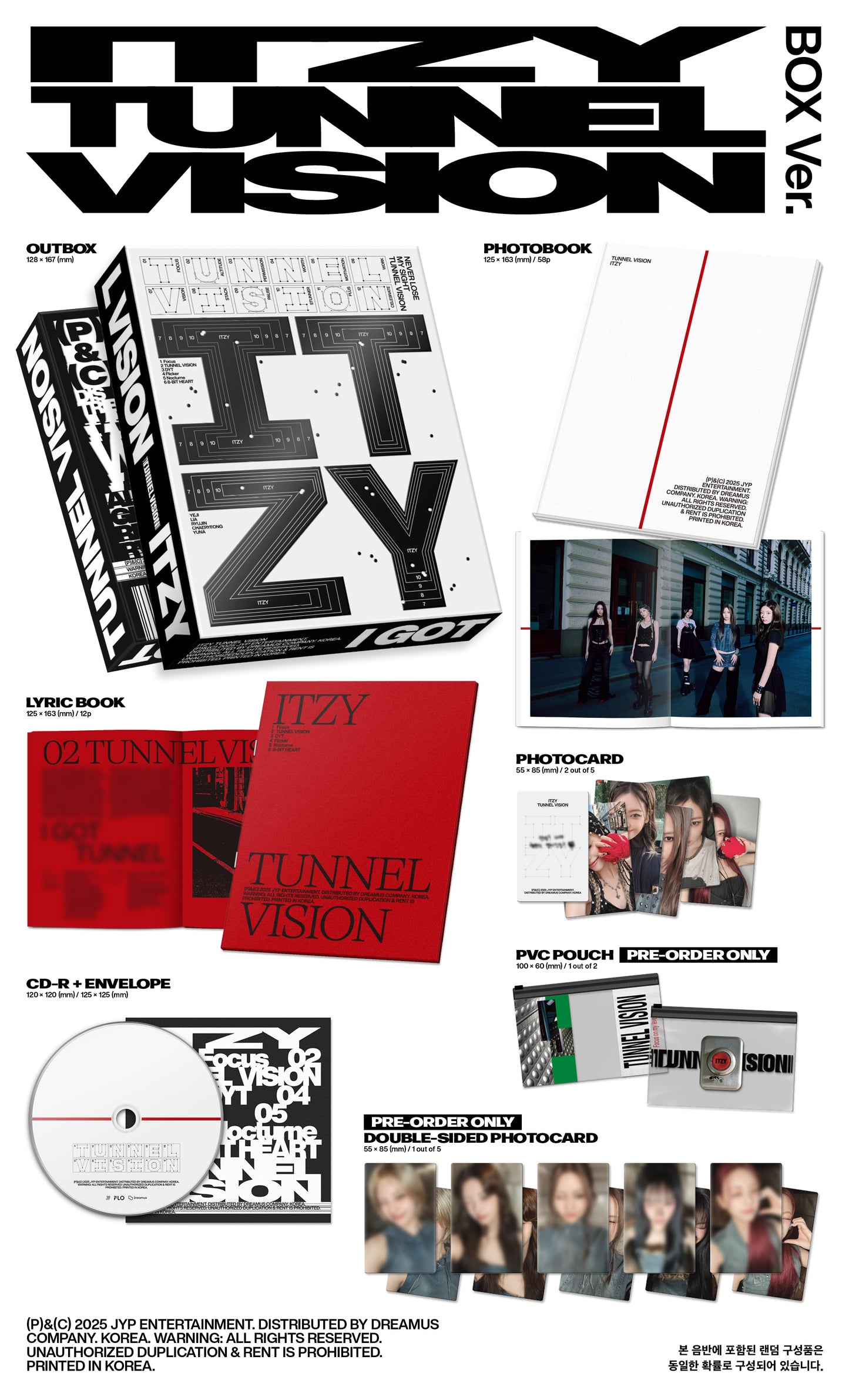 ITZY – [TUNNEL VISION] (Box Ver.)