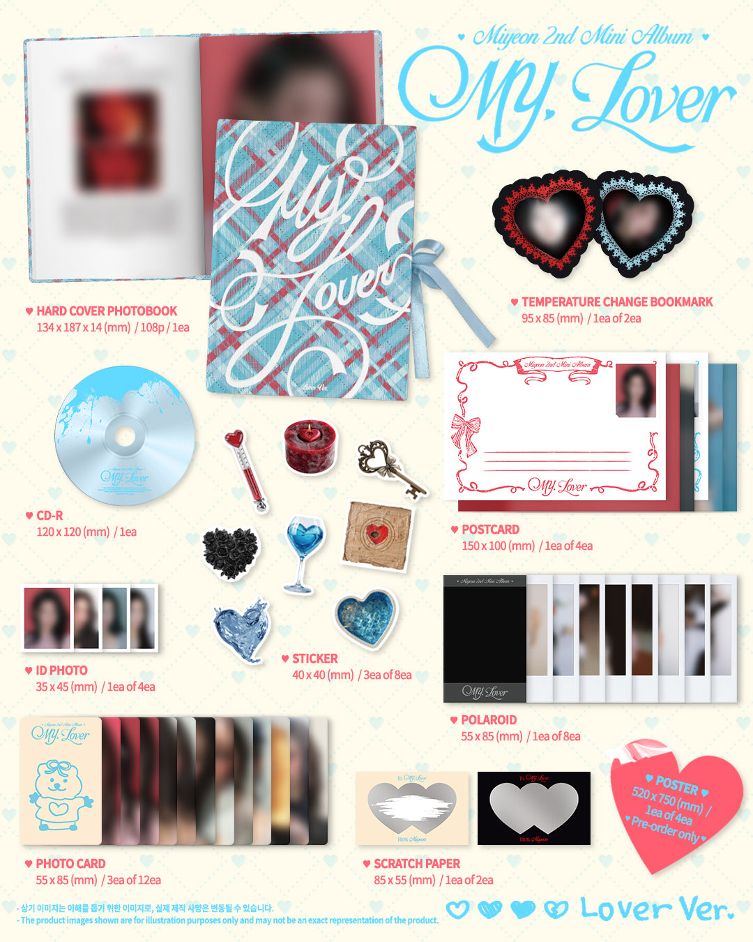 MIYEON – 2nd Mini Album [MY, Lover] (Random)