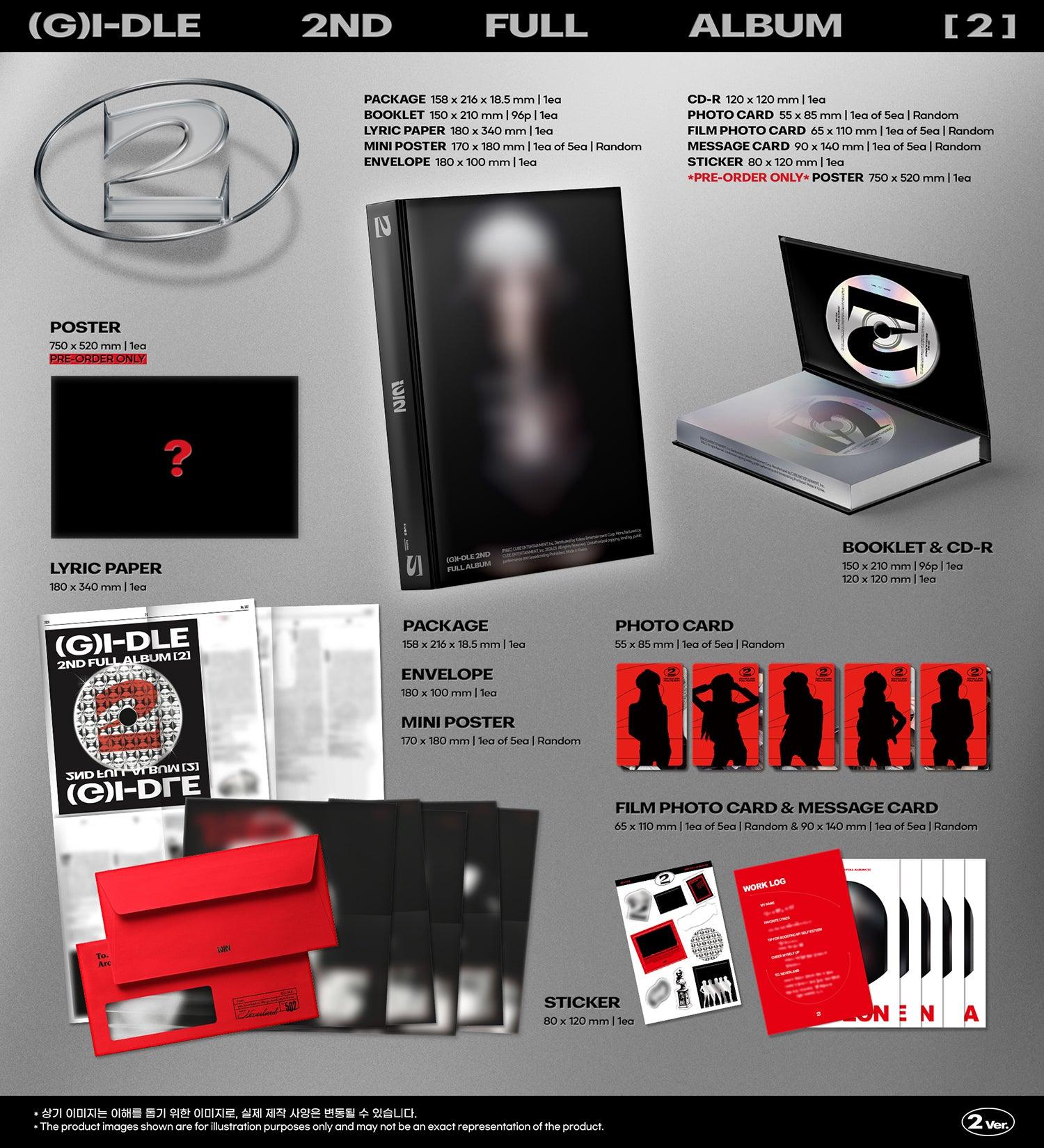 (G)I-DLE 2nd Full Album – 2 (Random) - KKANG