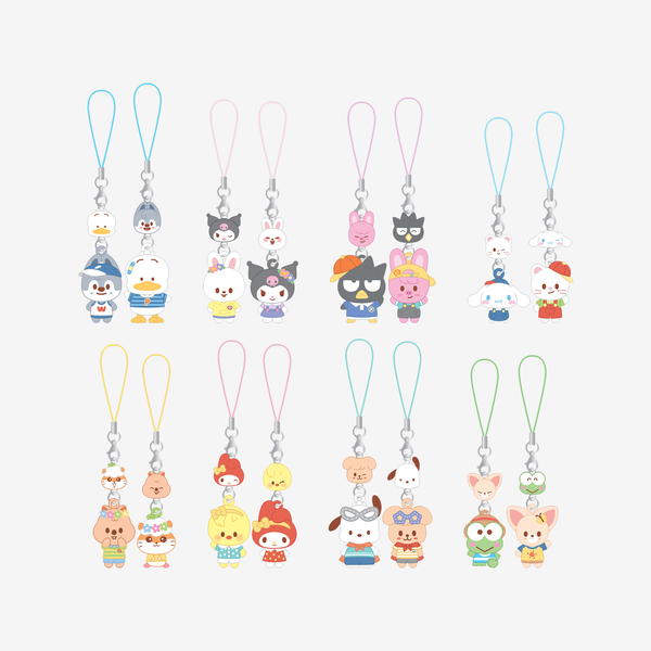 [SKZOO X SANRIO CHARACTERS] MINI FIGURE COUPLE KEYRING SET