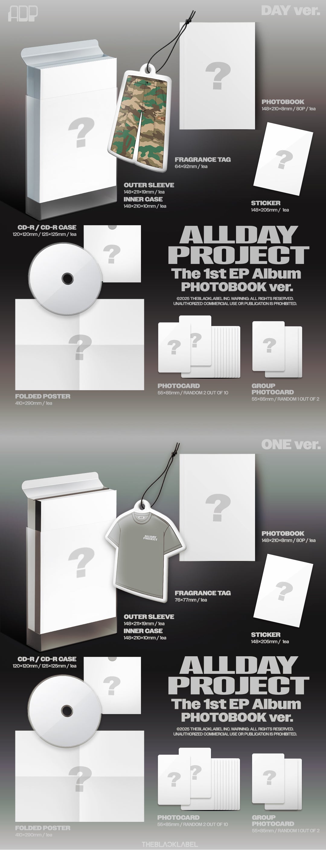 ALLDAY PROJECT – The 1st EP Album [ALLDAY PROJECT] (PHOTOBOOK Ver.) (Random)