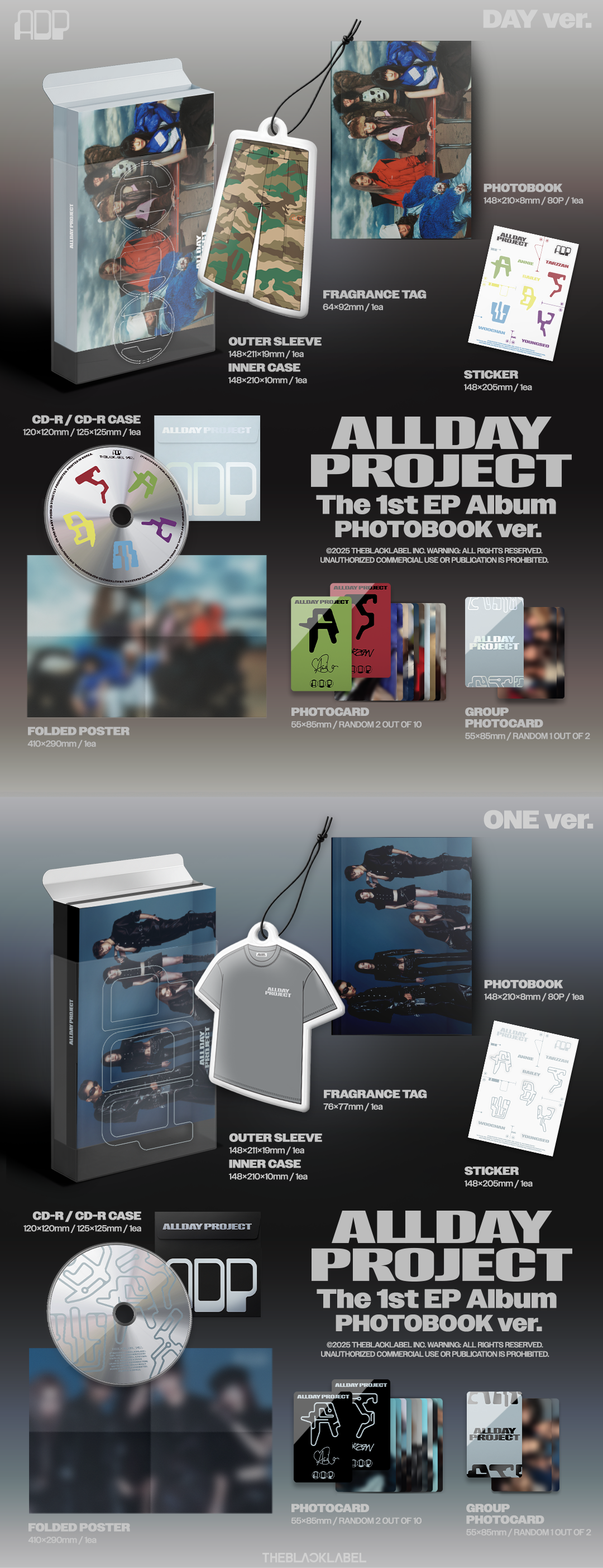 ALLDAY PROJECT – The 1st EP Album [ALLDAY PROJECT] (PHOTOBOOK Ver.) (Random)