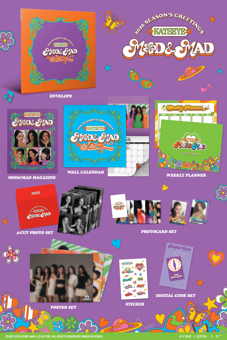 KATSEYE – 2026 SEASON’S GREETINGS [MOD & MAD] + Weverse Gift