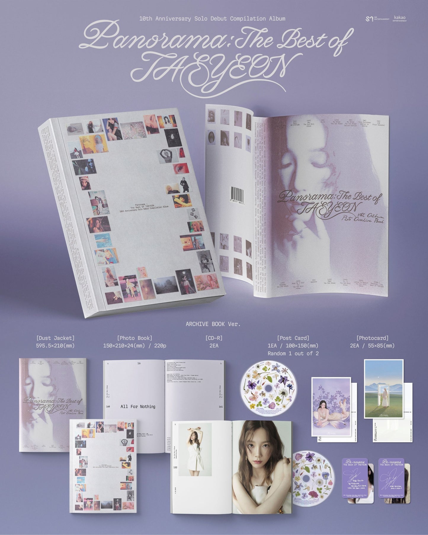 TAEYEON – [Panorama : The Best of TAEYEON] (ARCHIVE BOOK Ver.)