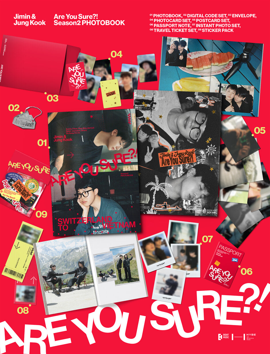 Jimin x Jung Kook – [Are You Sure?! Season2] PHOTOBOOK