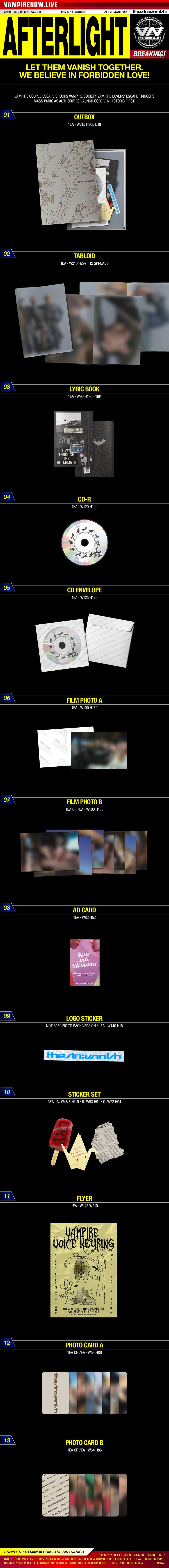 ENHYPEN – THE SIN : VANISH (Random) + KKANG Gift