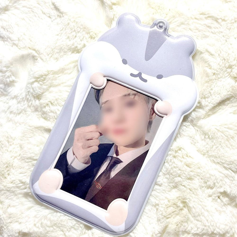 Grey Hamster Photocard Holder - KKANG