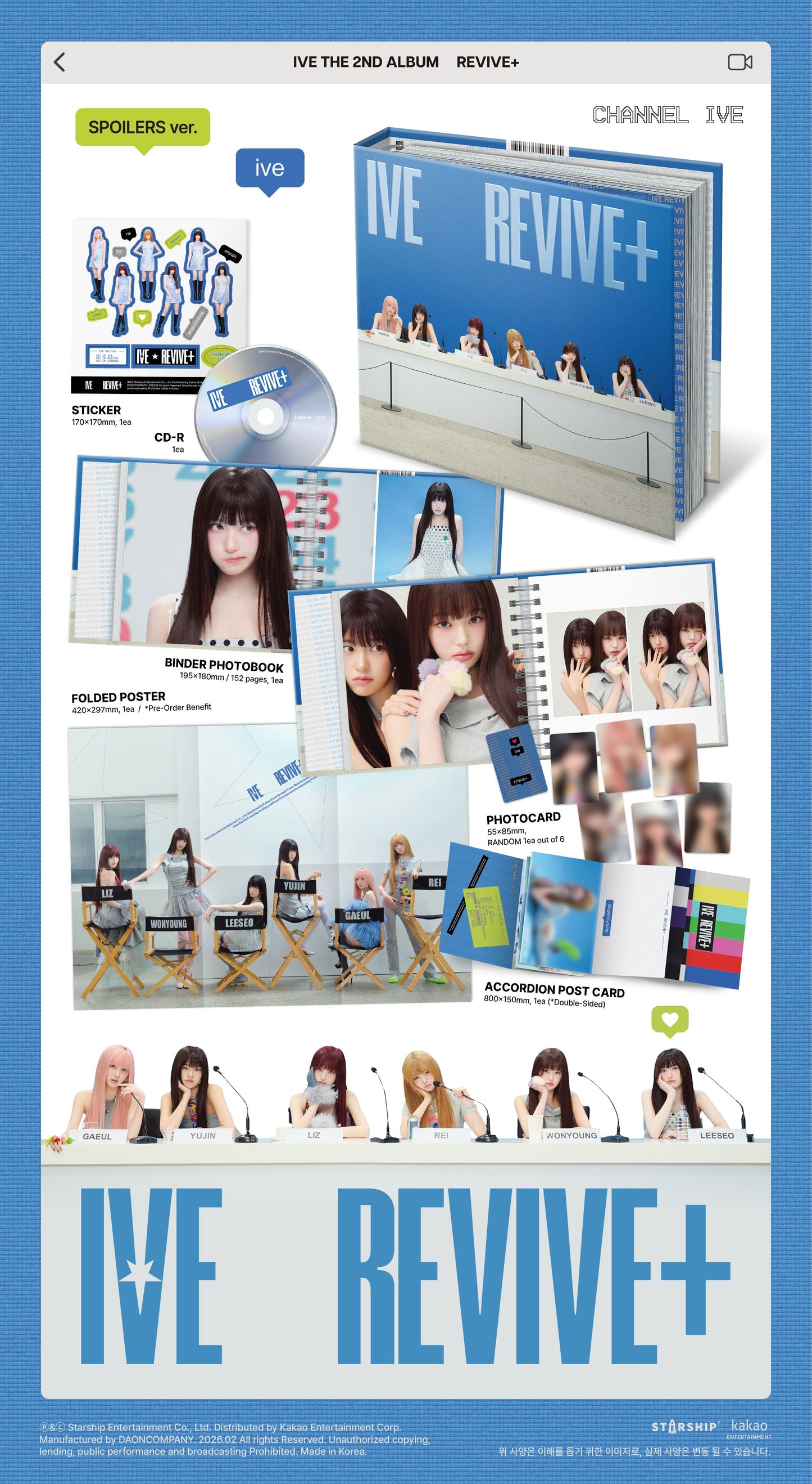 IVE – THE 2ND ALBUM [REVIVE+] (SPOILERS Ver.)