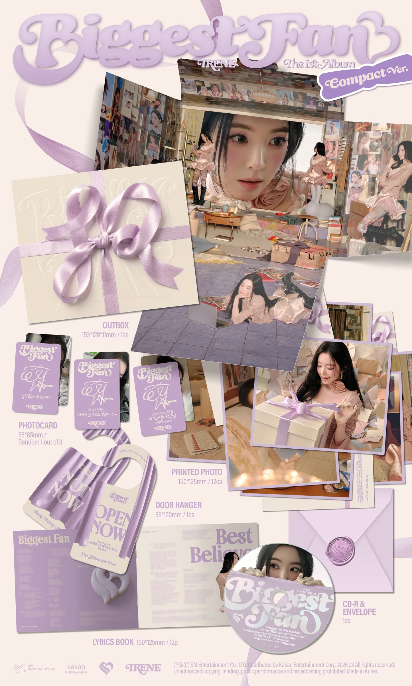 IRENE – The 1st Album [Biggest Fan] (Compact Ver.)