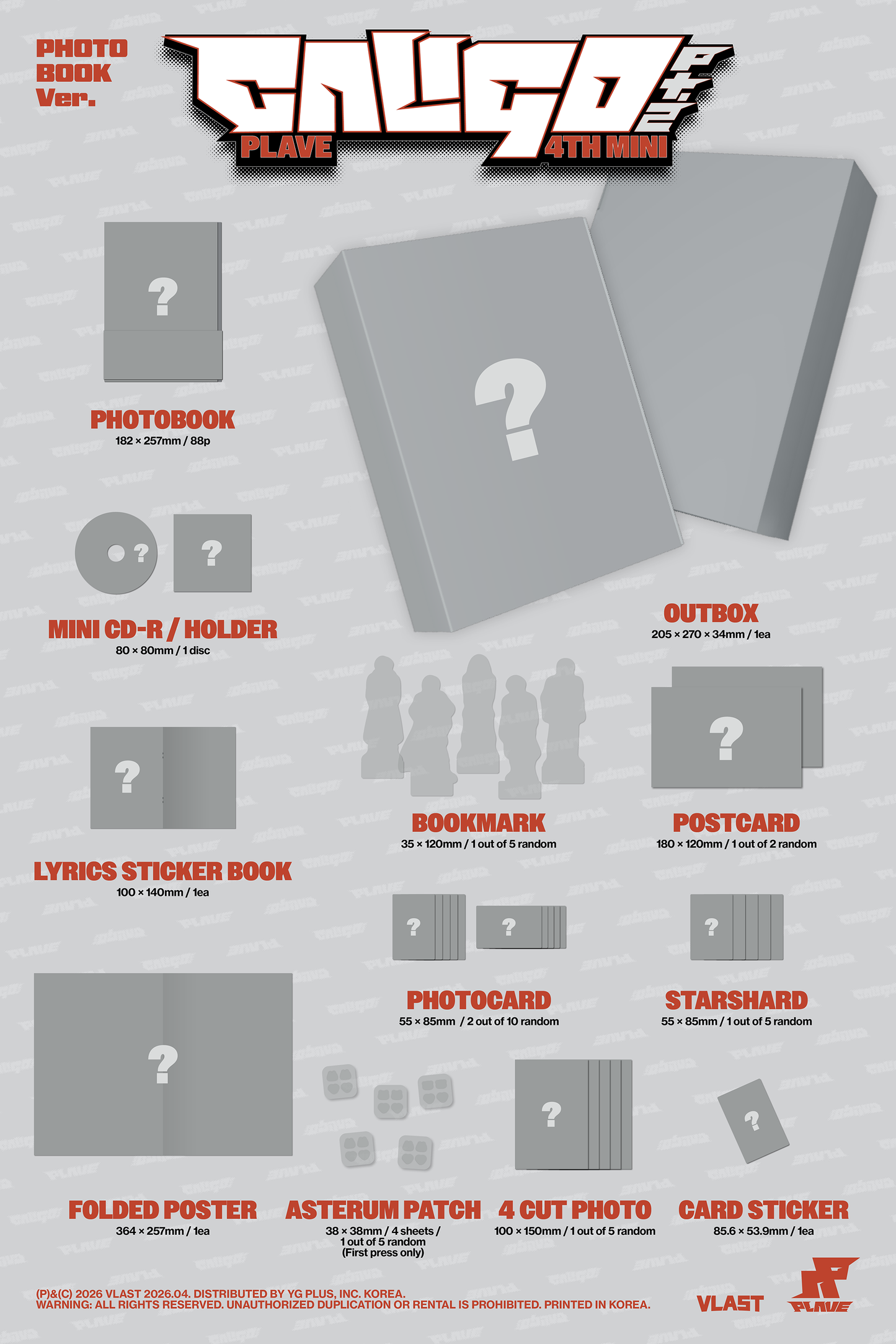 PLAVE – 4th Mini Album ‘Caligo Pt.2’ (PHOTOBOOK Ver.)