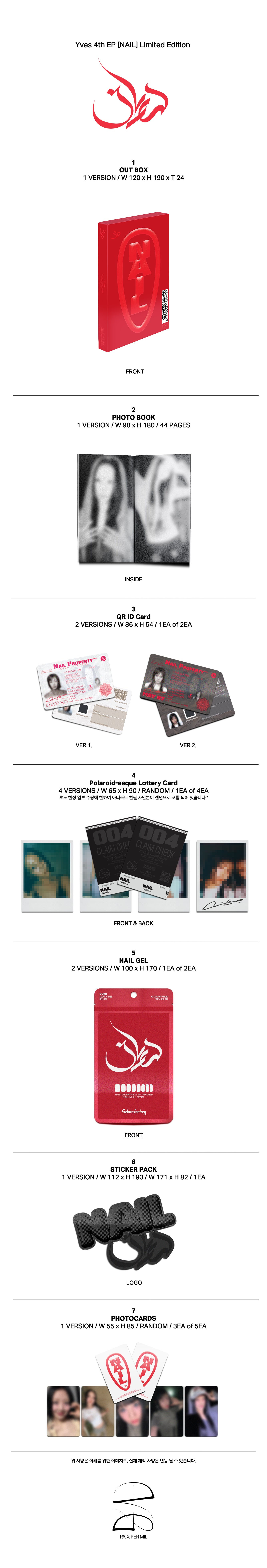 Yves – 4th EP [NAIL] (Limited Edition Ver.) (MD)