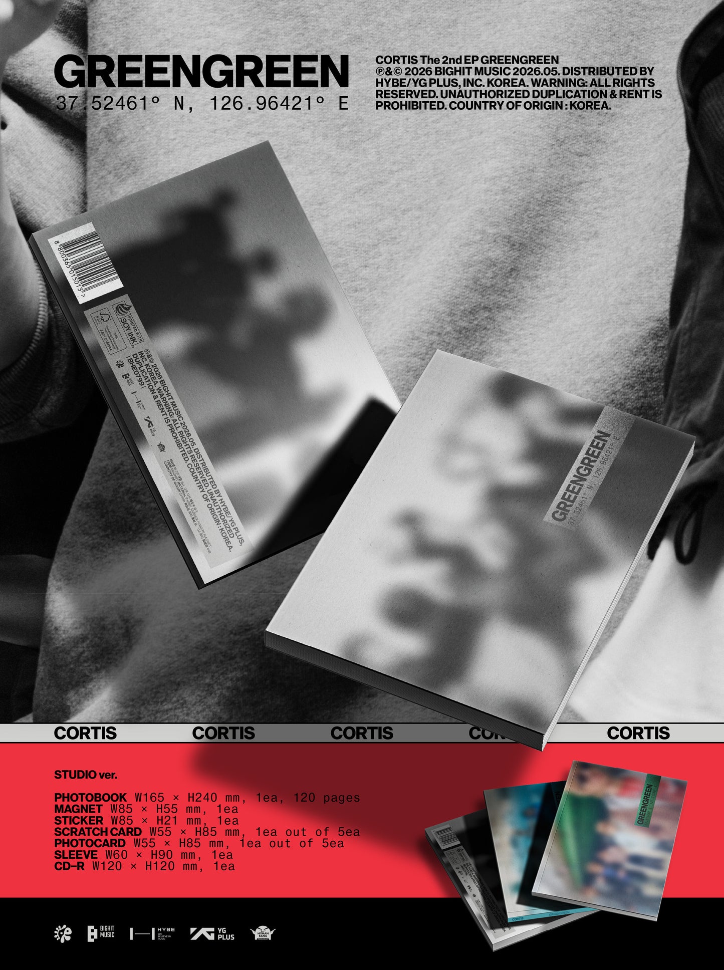 CORTIS – The 2nd EP [GREENGREEN] (Random) + Weverse Gift