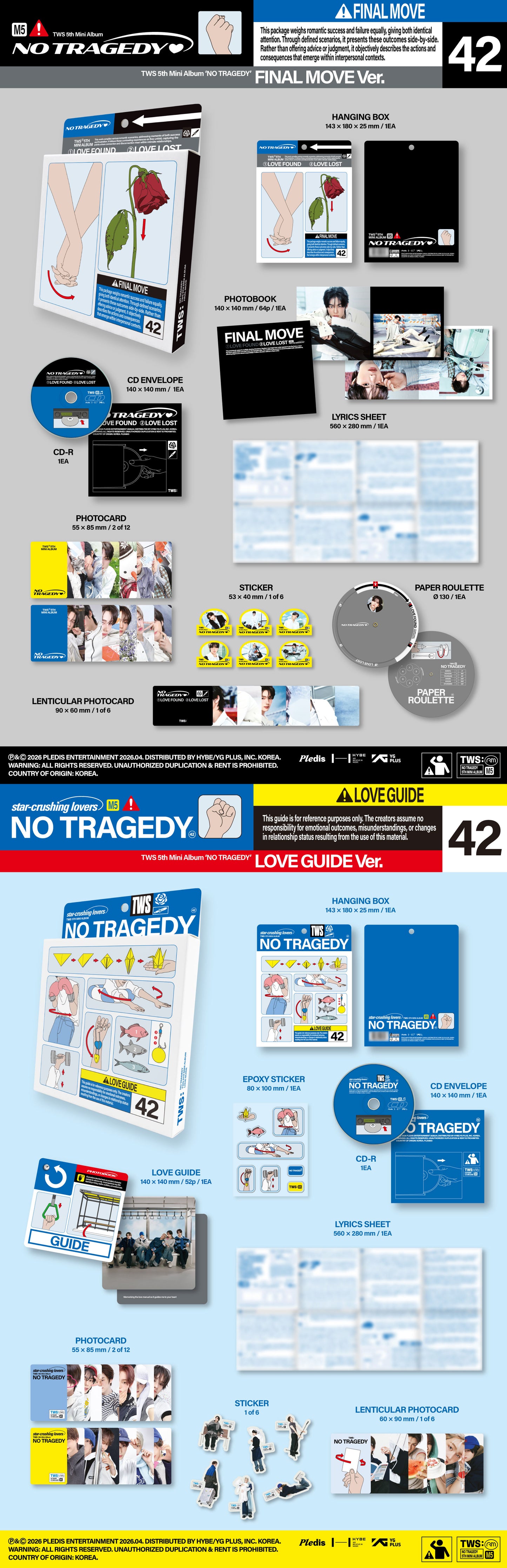 TWS – 5th Mini Album [NO TRAGEDY] (Random)