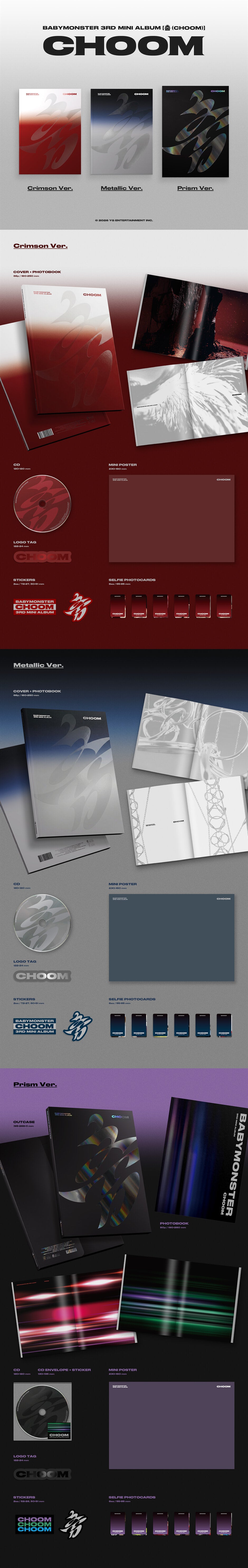 BABYMONSTER – 3rd MINI ALBUM [춤 (CHOOM)]