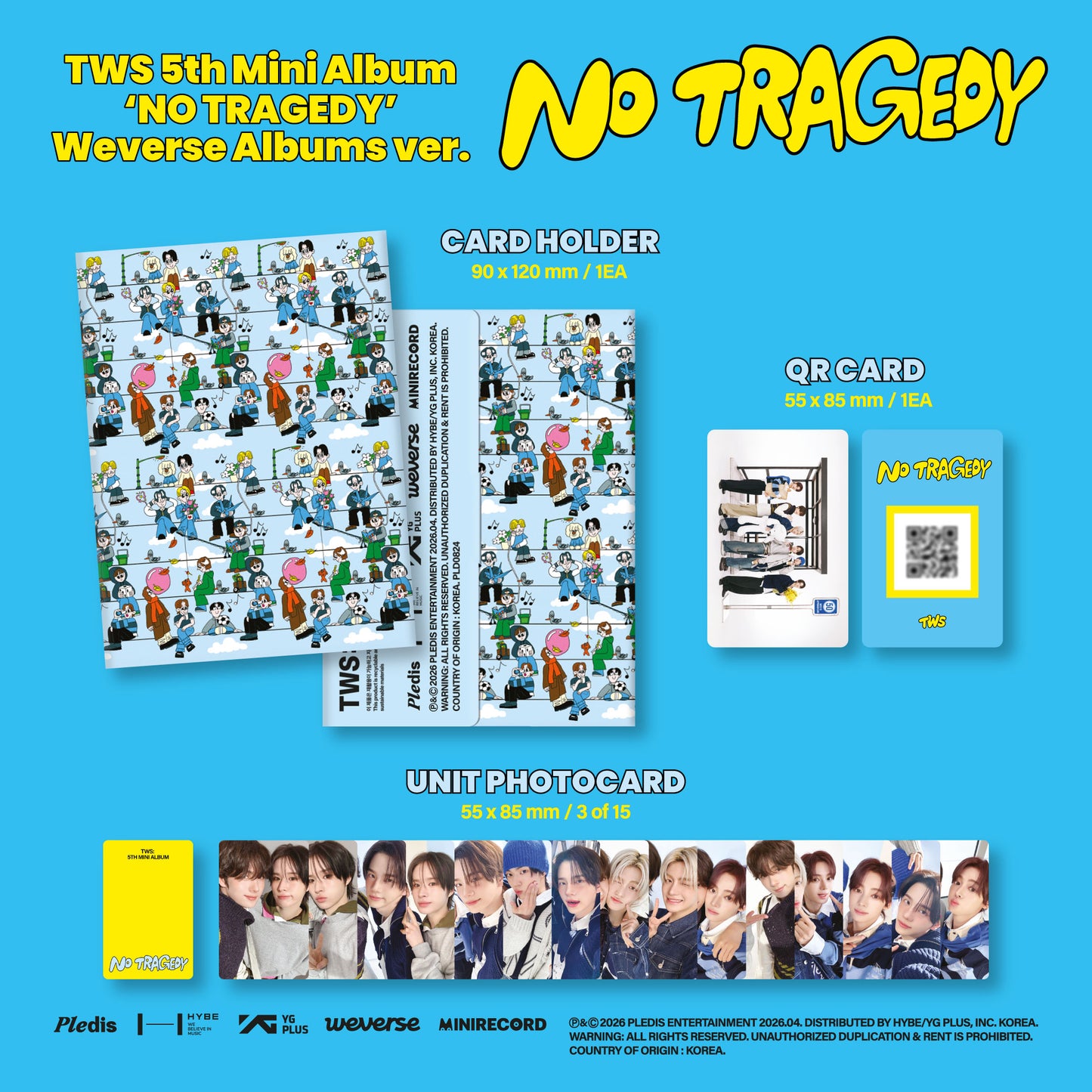 TWS – 5th Mini Album [NO TRAGEDY] (Weverse Albums Ver.)