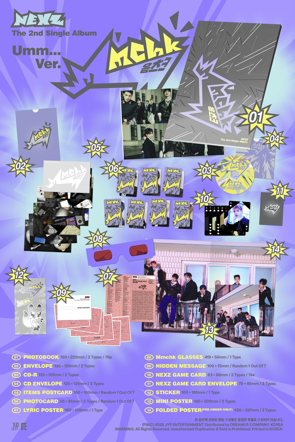 NEXZ – The 2nd Single Album [Mmchk] (Random)