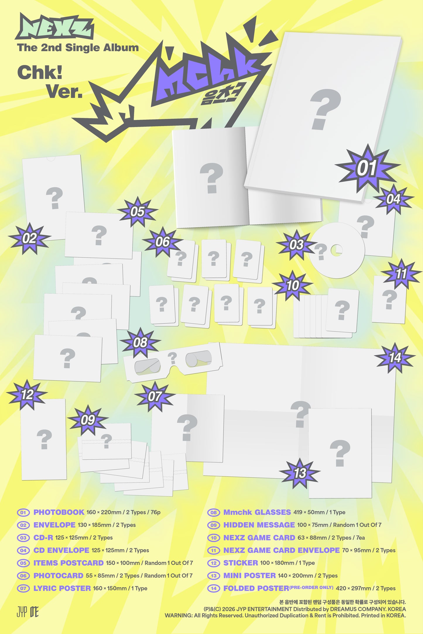 NEXZ – The 2nd Single Album [Mmchk] (Random)