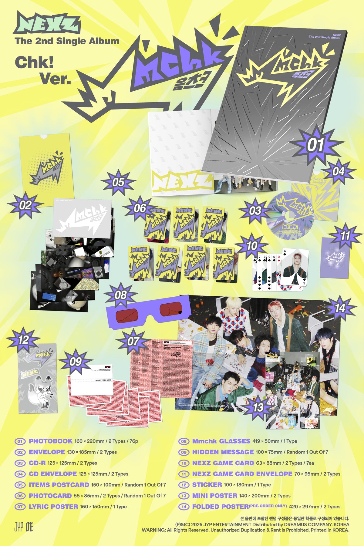NEXZ – The 2nd Single Album [Mmchk] (Random)