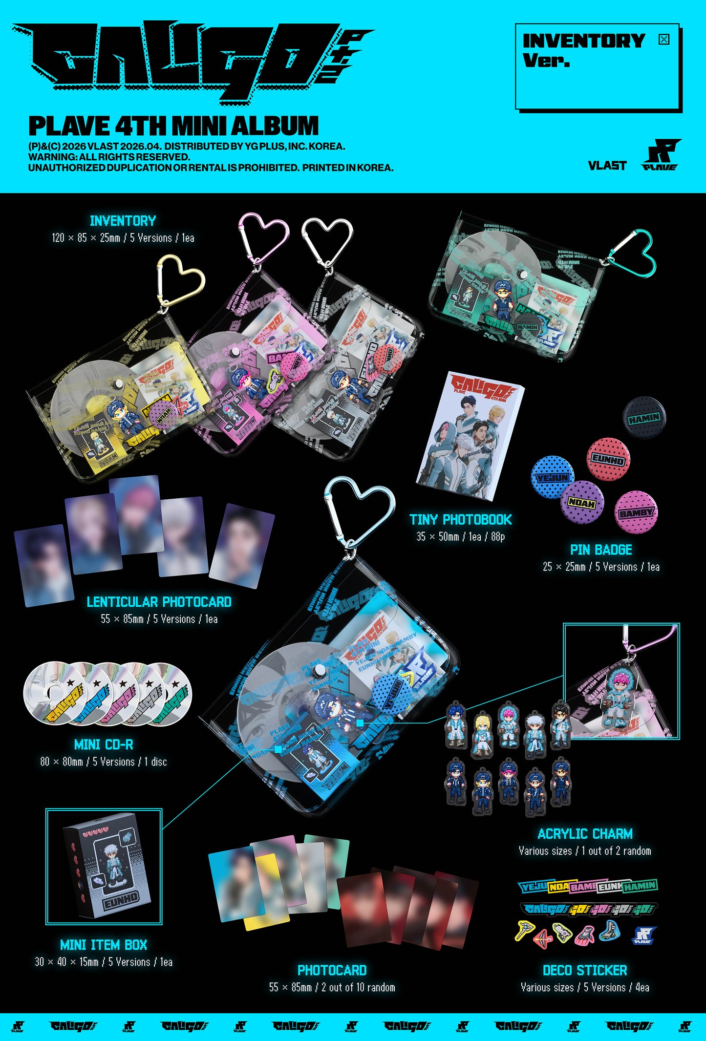 PLAVE – 4th Mini Album ‘Caligo Pt.2’ (INVENTORY Ver.) (Random)